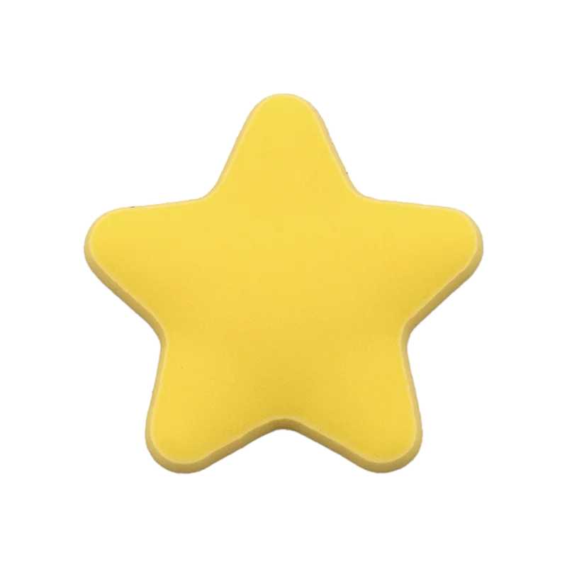 1/50PCS Golden Shoe Charms Golden Letters Yellow Duck Star Lemon Balloon Dog Women Shoe Accessories Cute Shoe Buckle Decoration image 3