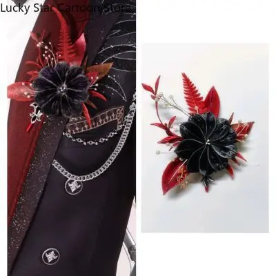 هالوين الحب والمساحة العميقة سيلوس تأثيري اليدوية الجرح زهرة الفن بروش الكرتون دبوس الصدر Brotheroch Fibula تزين هدية عيد الميلاد