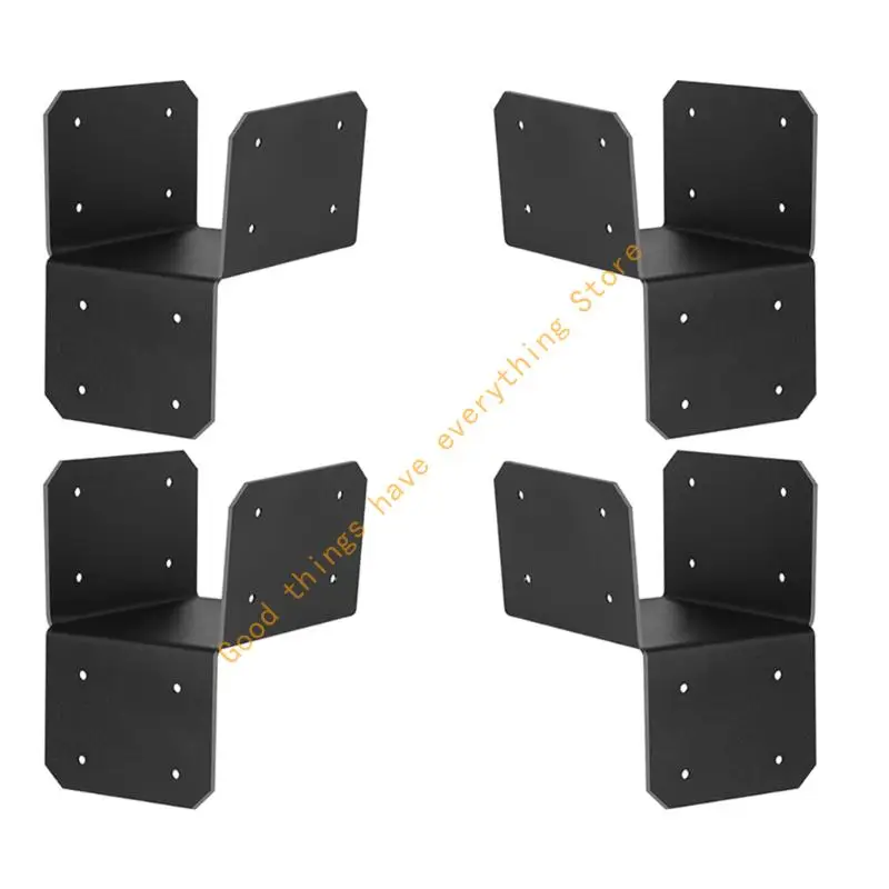 Balkenbügel Deck Geländer versteckte Stecker Hartbeträge Klammern Holzarbeiten Strahlstütze für Pergolas Handläufe 55kf