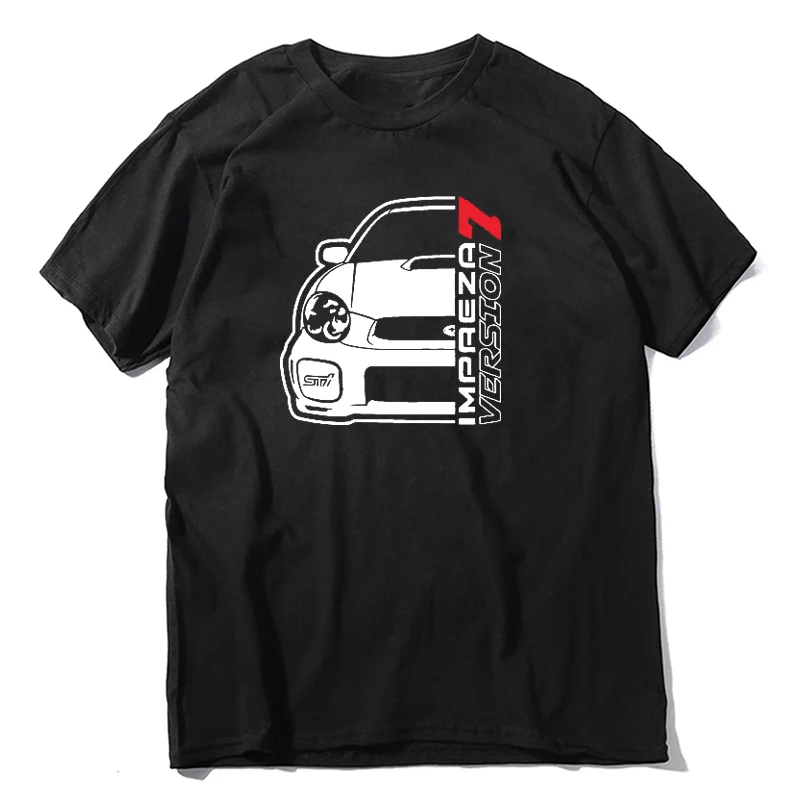 T Shirt Classic Japanese car fans Impreza Version 7 Tee SHIRT 2024 Fashion Summer