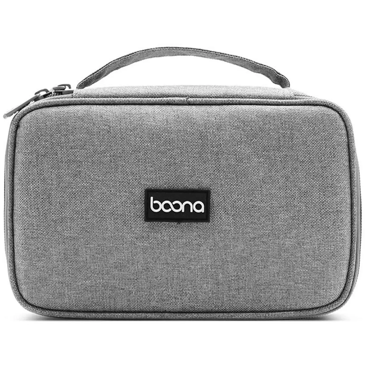 ABFS Portable Multifunctional Storage Bag Hard Disk Case Power Bank Power Adapter Earphone USB Cable Travel StorageBag Grey