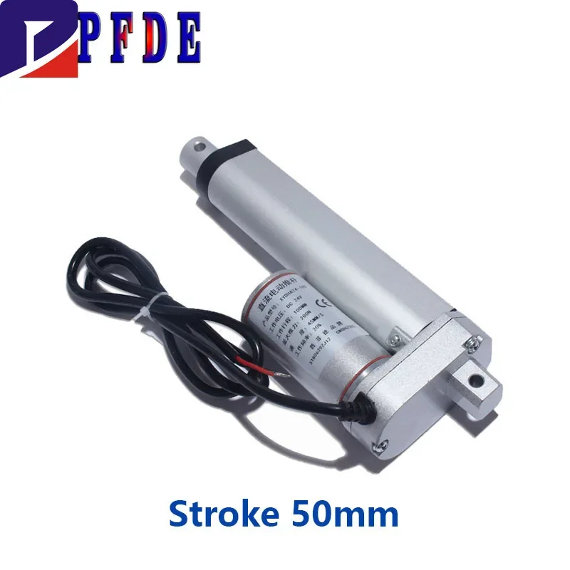 Elektryczny siłownik liniowy DC 12V/24V 100N/200N/300N/500N/700N/900N/1000N Napęd liniowy Silnik elektryczny 20mm 30mm 50mm Skok