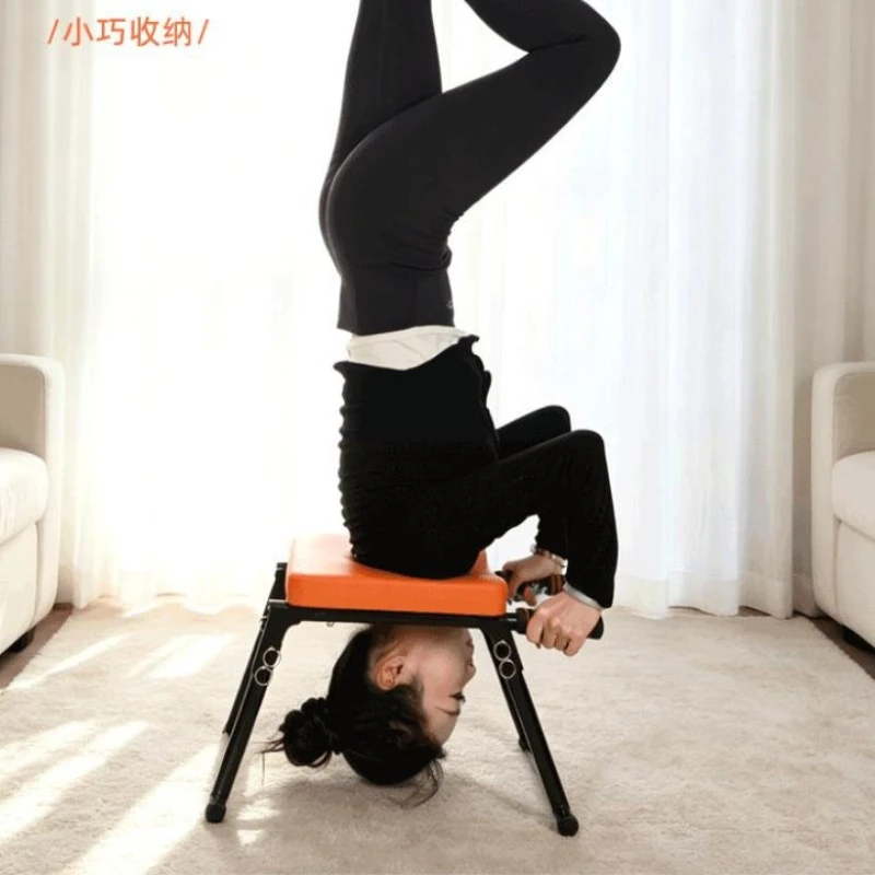 Multifunctional Home Inverted‑Stool Inverted‑Chair for Indoor Yoga Stretching Body Shaping Back Relax Fitness Workout