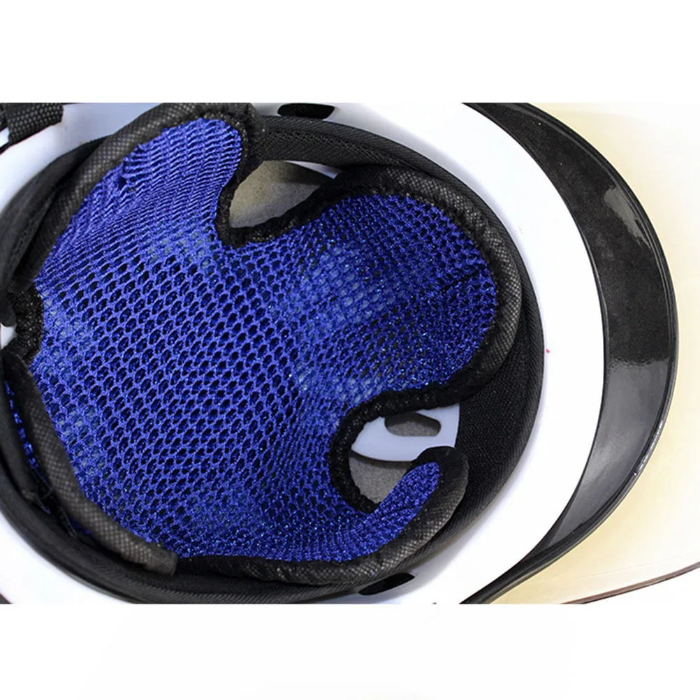 

4Pcs Buffering Pad Honeycomb Mesh Cooling Liner Insulation Insert Mat Outdoor Riding Durable Safety Accessory Blue