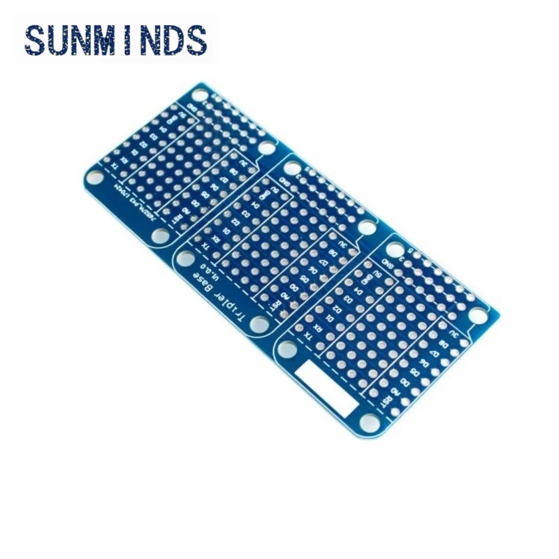 1pcs Triple Shield For D1 Mini Dua Sided Perf Board For Compatible