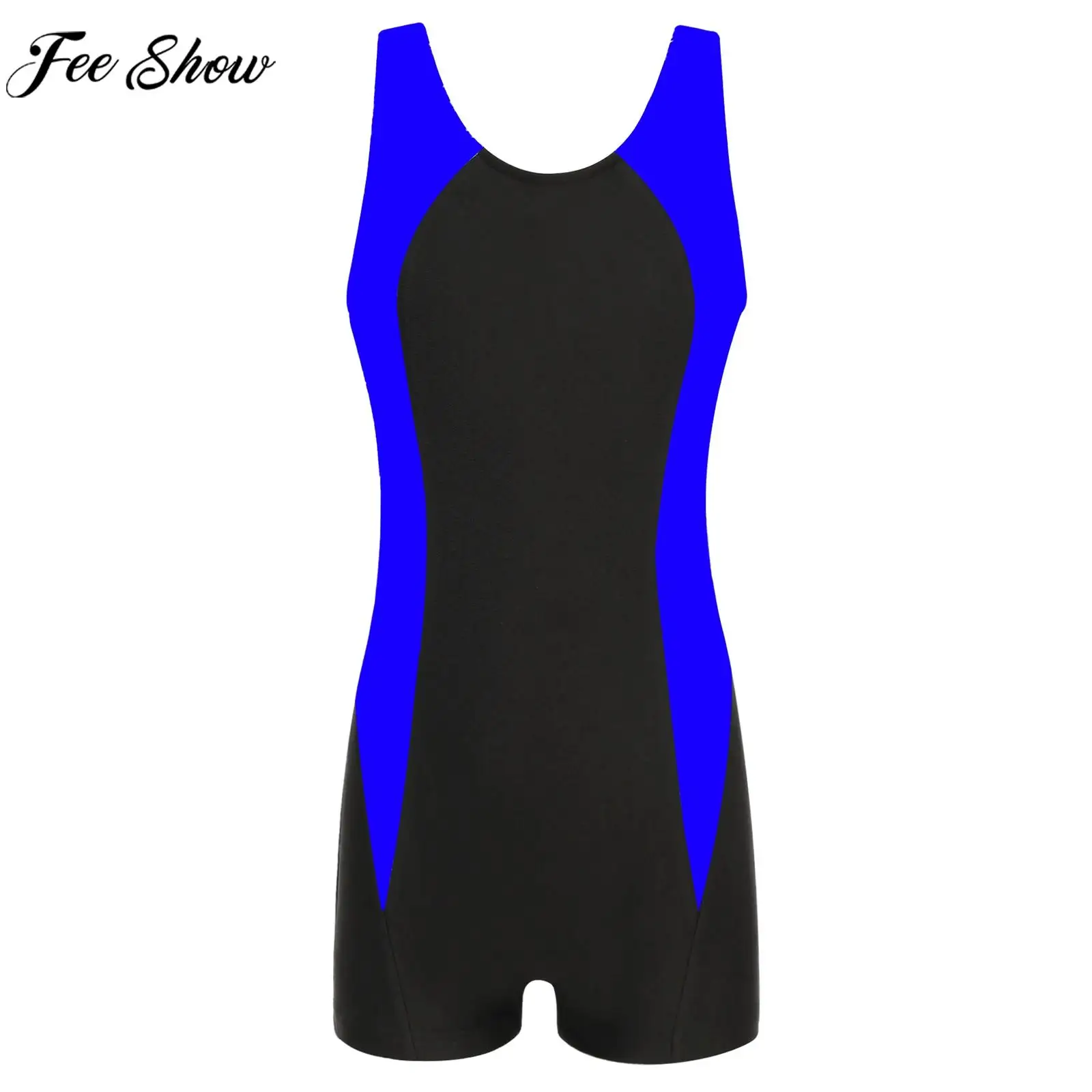 Children Quickly-dry Swimsuit Sun Protection Rash Guard Sleeveless Print Sports Bodysuit Swimwear Pool Beach Surfing Bating Suit