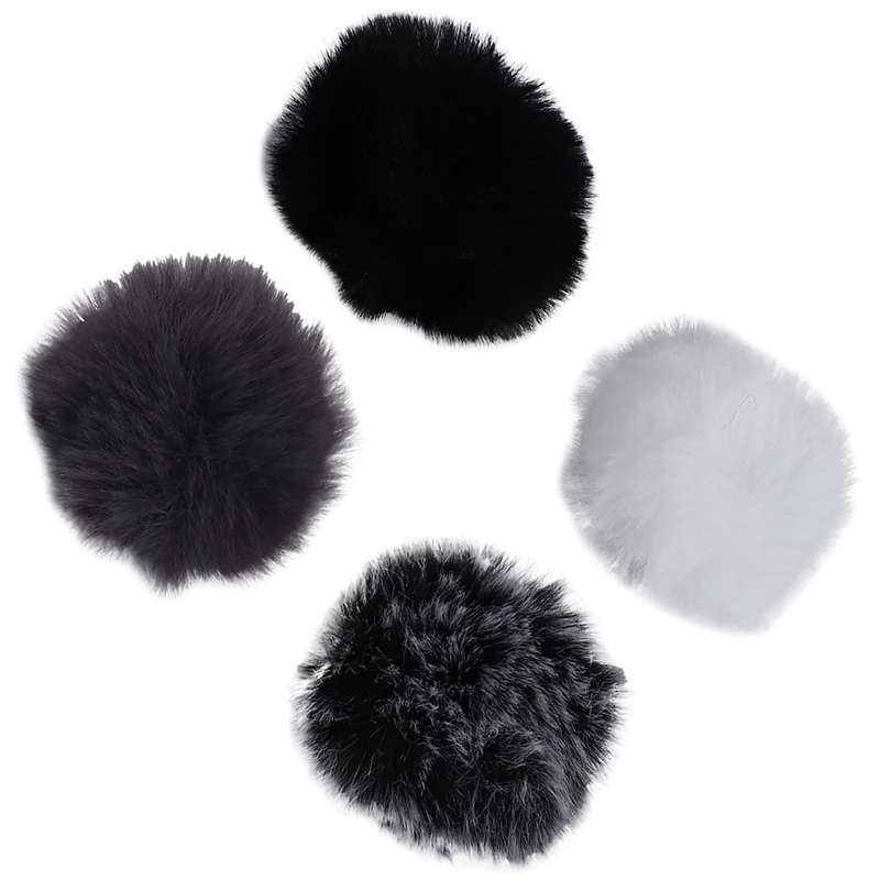 Universal Lavalier Microphone Furry Windscreen Fur Windshield Wind Muff Soft for Sony Rode Boya Lapel Lavalier Mic 5Mm