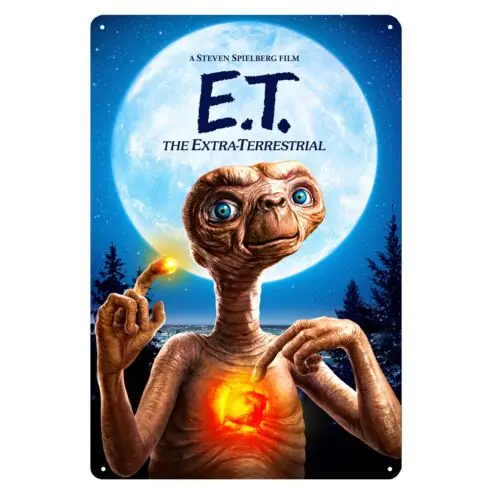 E.T. The Extra Terrestrial Movie Metal Poster Tin Sign 20x30cm sign sign