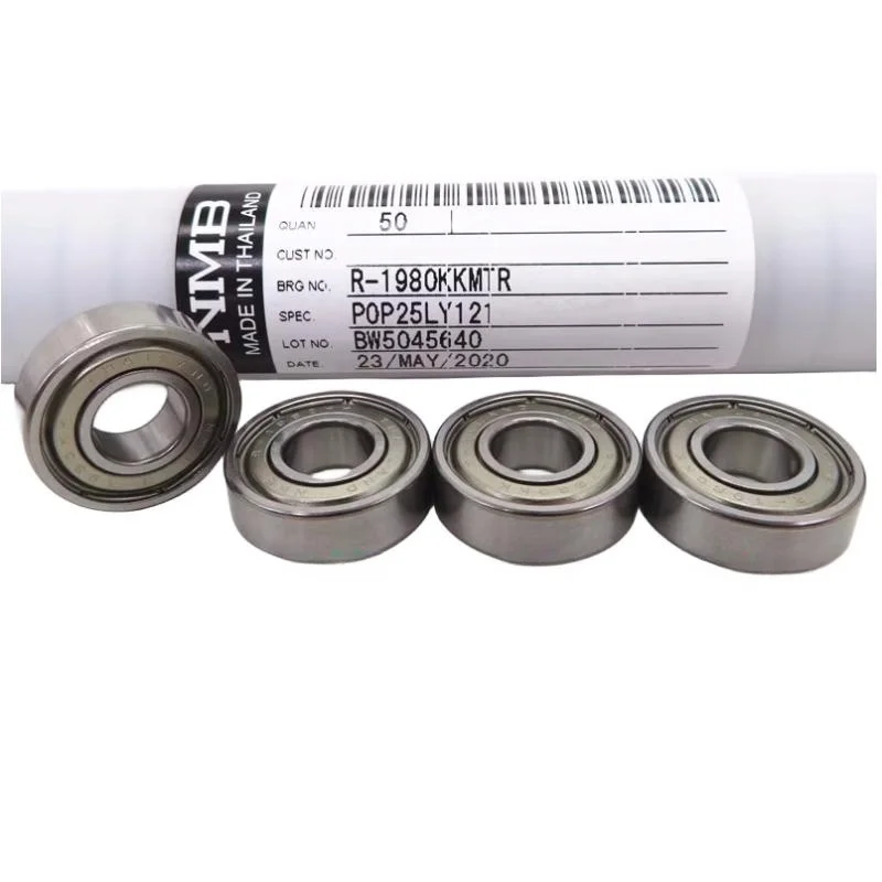 50pcs original NMB high speed bearing R-1980HH  R-1980KK 8*19*6mm R-1980ZZ 698ZZ miniature ball bearings 1980 698 8x19x6 mm
