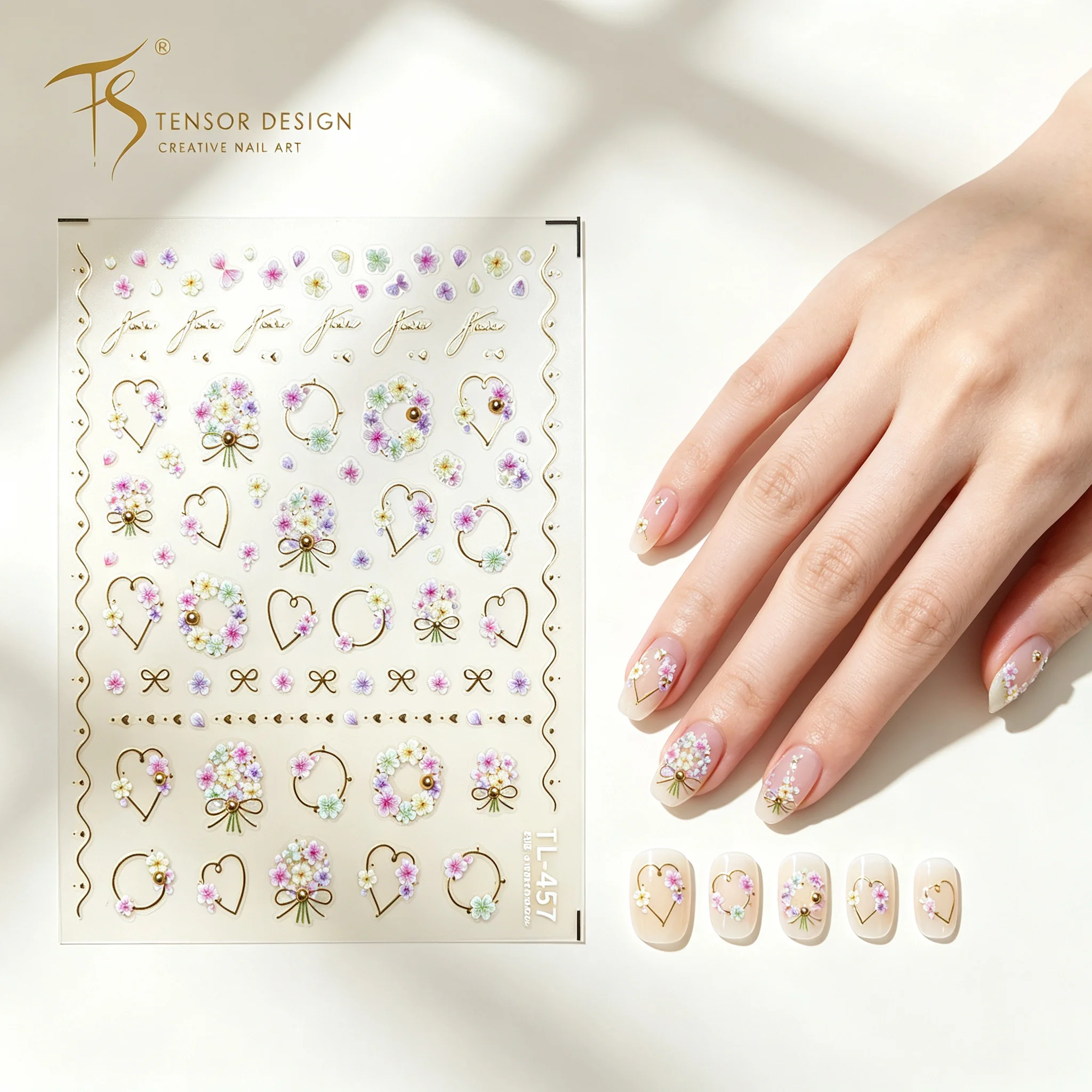 ملصقات أظافر ثلاثية الأبعاد من - مراجعة Nail Art Elegan وسعره