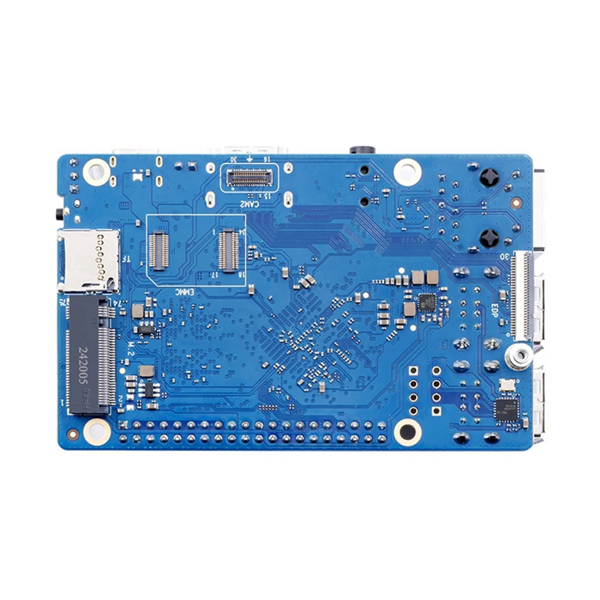 #674Q For Orange Pi 4A Development Board RISC-V Co-Processor 4GB RAM (Blue)