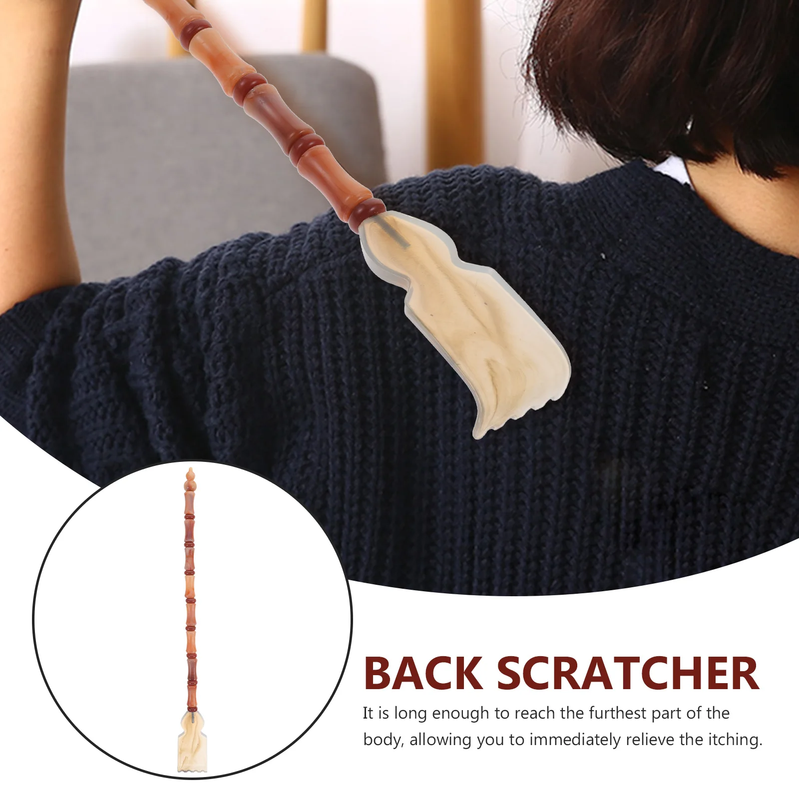 

Back Massager Scratcher Adults Body Scratchers Hand for Back-scratcher Ox Horn Itching