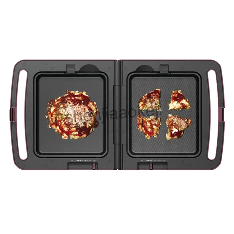 220v Electric Cooker Machine 220V Non-stick Automatic Electric Crepe Maker Meatball Machine Frying Plate