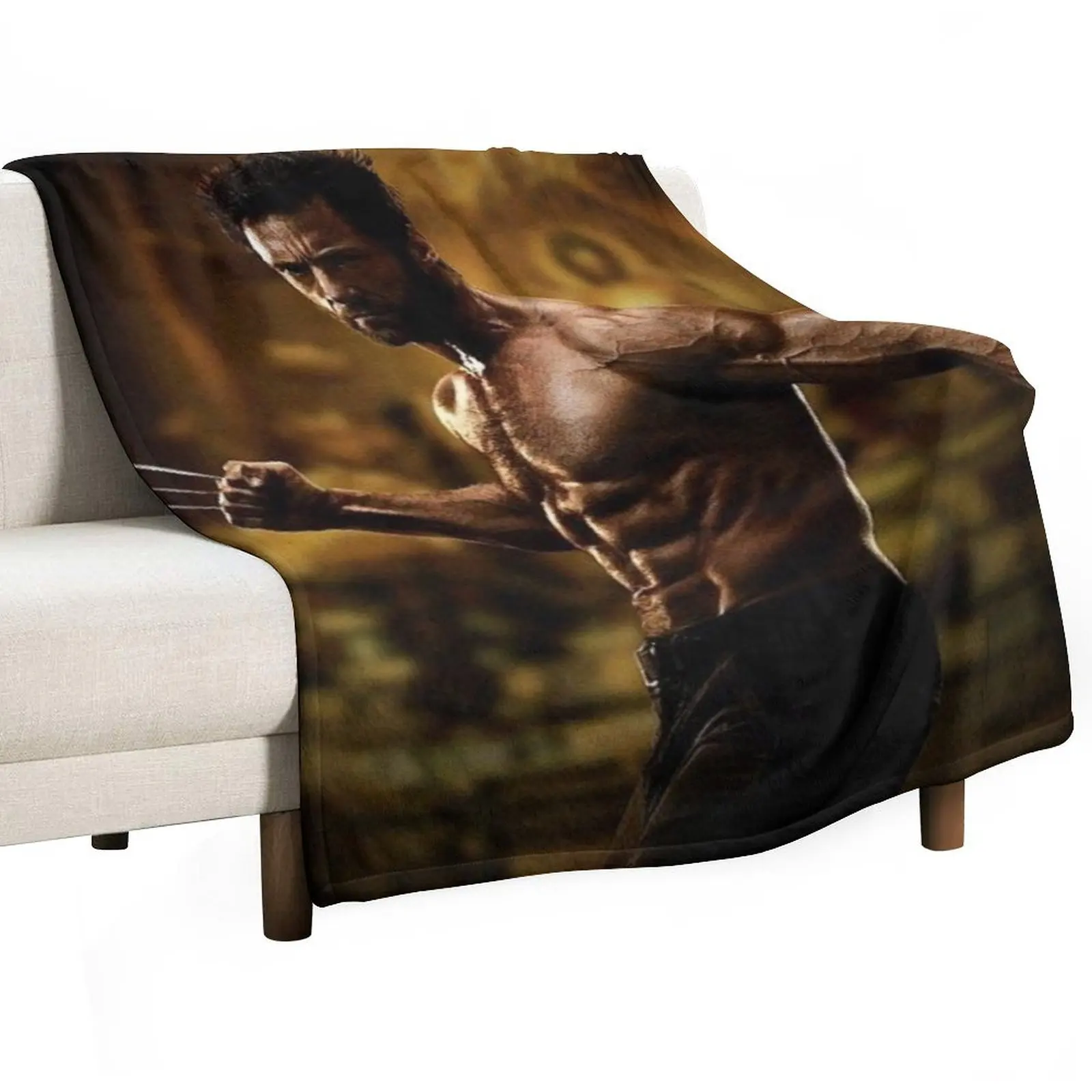 

hugh jackman Throw Blanket cosplay anime blankets ands Decorative Beds Bed Fashionable Blankets