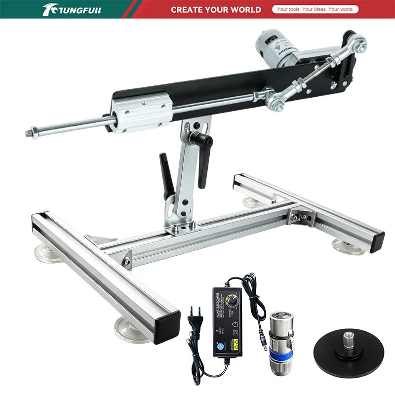 TUNGFULL DC24V High Power Reciprocating Cycle Linear Actuator 3-20cm Stroke Telescopic Motor Speed with DIY 775 Motor