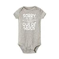 Newborn Baby Bodysuit Sorry The Sleep You Have Ordered Is Currently Out of Stock Toddler Girl Outfits Clothes Baby Romper Gifts 4