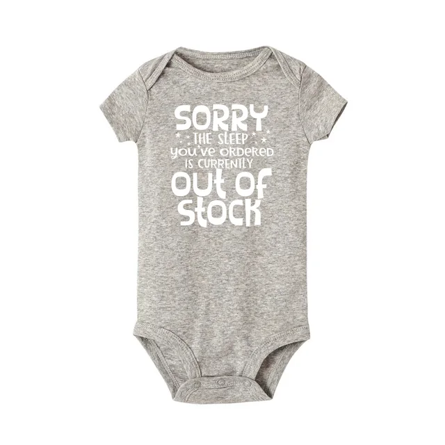 Newborn Baby Bodysuit Sorry The Sleep You Have Ordered Is Currently Out of Stock Toddler Girl Outfits Clothes Baby Romper Gifts 4 Newborn Baby Bodysuit Sorry The Sleep You Have Ordered Is Currently Out of Stock Toddler Girl Outfits Clothes Baby Romper Gifts 4