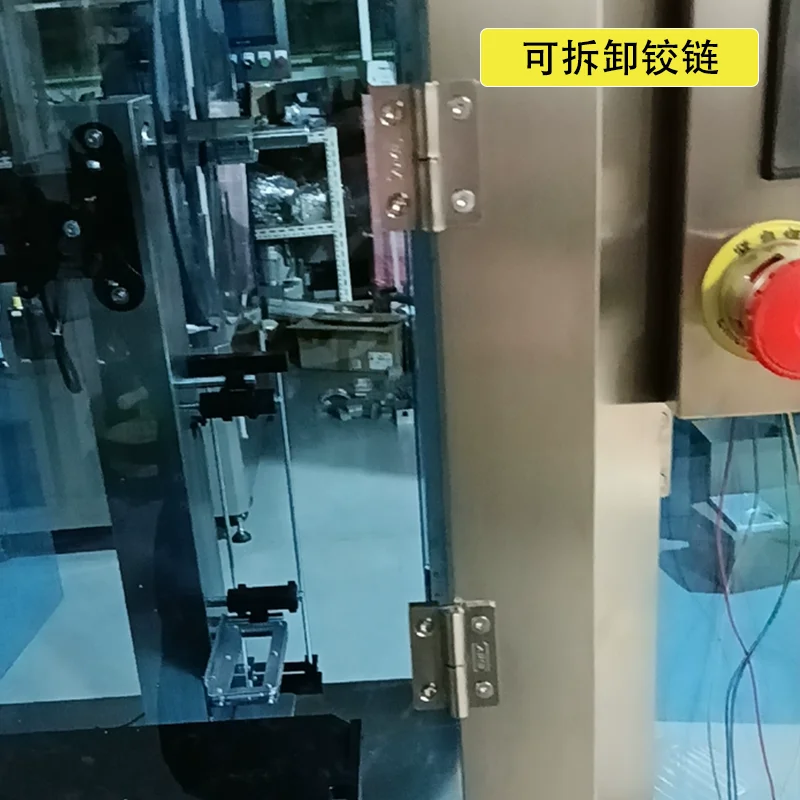 4 Sets Stainless Steel Detachable Hinge for Industrial Electrical Equipment Cabinet Mechanical Panel Door Automation