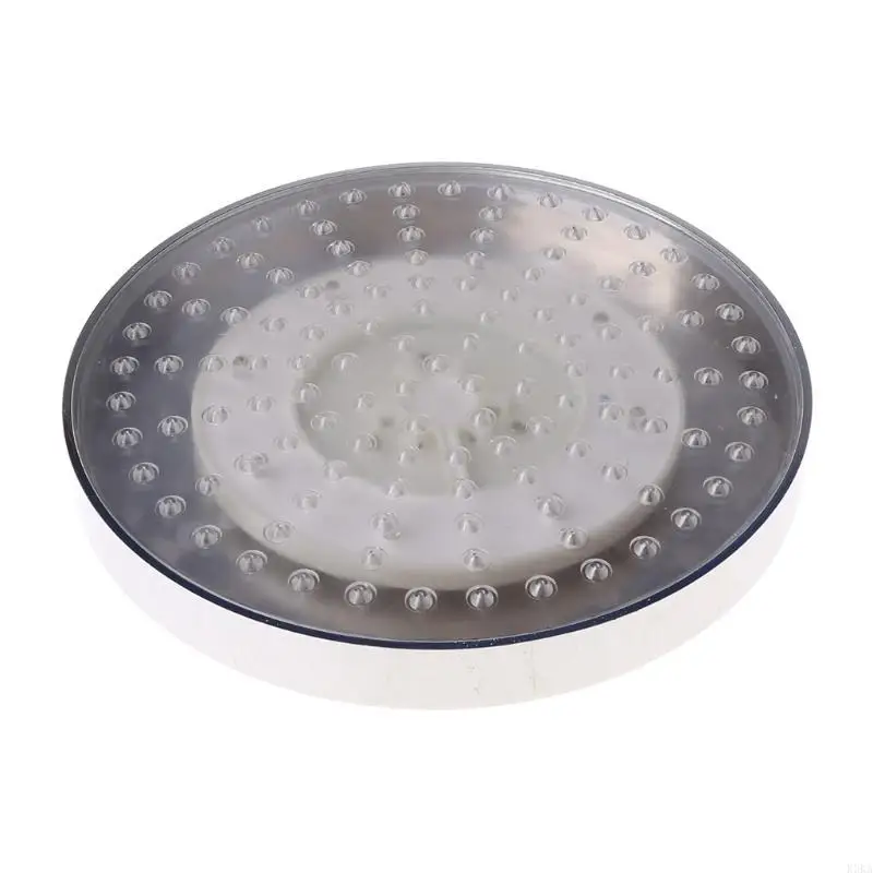 

K3KA 8" inch RGB LED light Round Stainless Steel Rainfall Bathroom Shower for Head