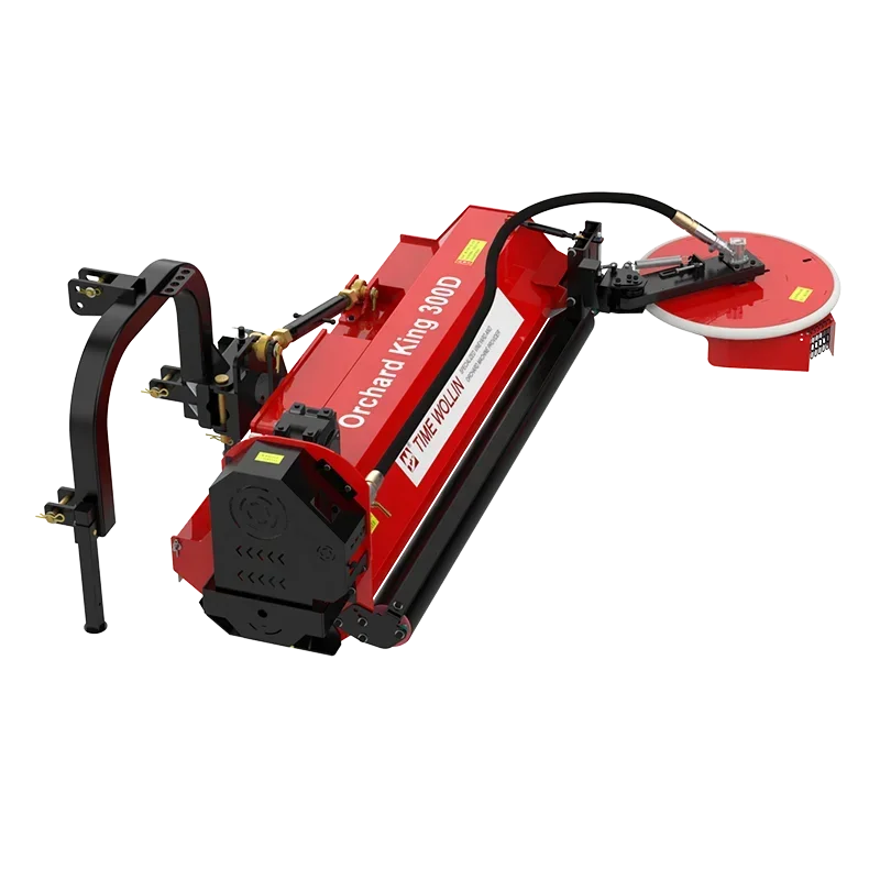 Offset Orchard King 300D vineyard orchard lawn mowers with hydraulic side-shift for sale under tree vine mowing