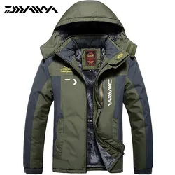 Winter Winter Fishing Clothes Windproof Waterproof Plus Velvet Keep Warm Suits Men Outdoor Sport Mountaineering Fishing Jackets