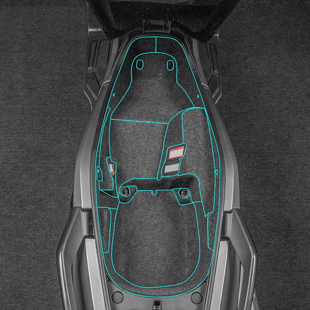 Motorcycle Bucket Barrel Cushion Lining Protective Trunk Case Inner Pad Storage Box Mat For Sym Cruisym 400 CRUISYM400 2025 2026