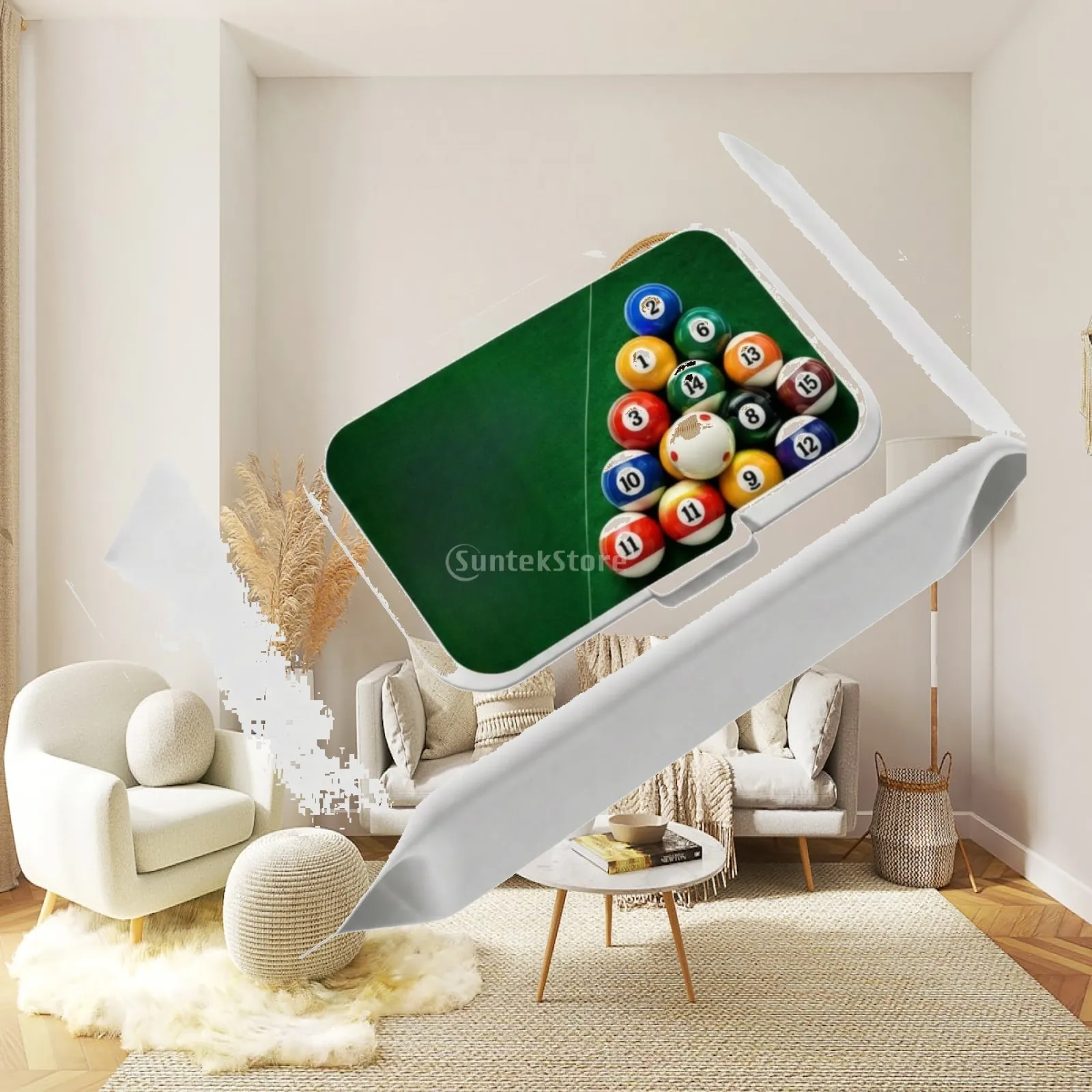 Billiard Table Ball Wipes Nonwoven Material for Cleaning Chalk Marks Fingerprints Oil Build Up 80 Pieces