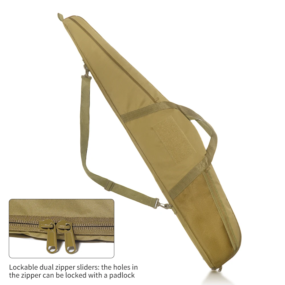 51 Inch Soft Thickened Padded Hunting Storage Bag - Portable Handle Outdoor Protection Gear