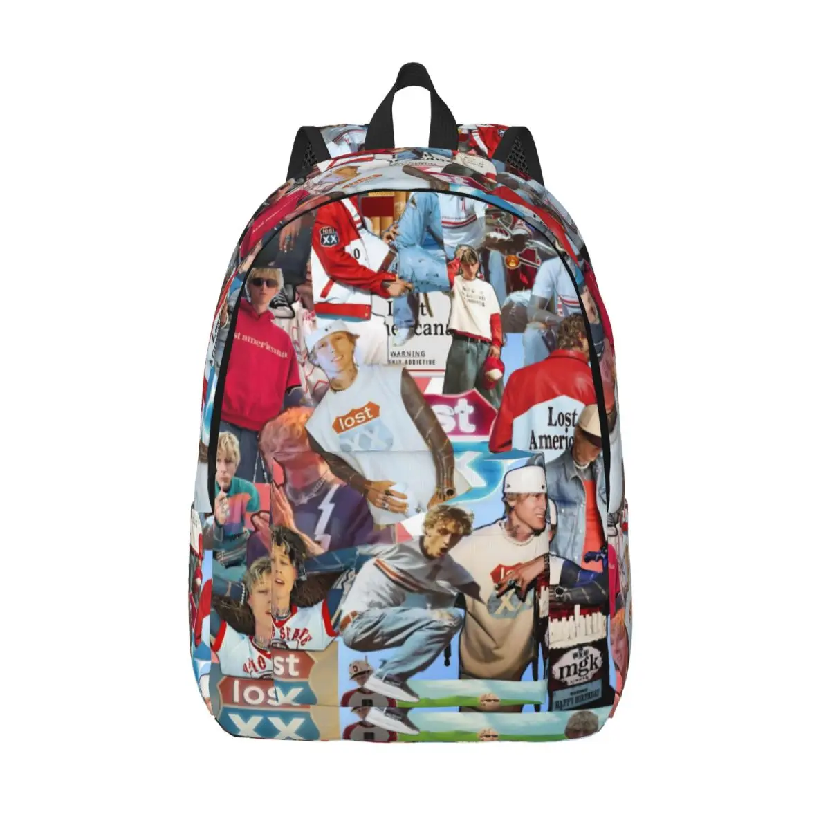 

MGK Lost Americana Tour 2025-2026 Рюкзак для мужчин и женщин Подростковый студенческий походный дорожный рюкзак Сумка на плечо для колледжа Подарок