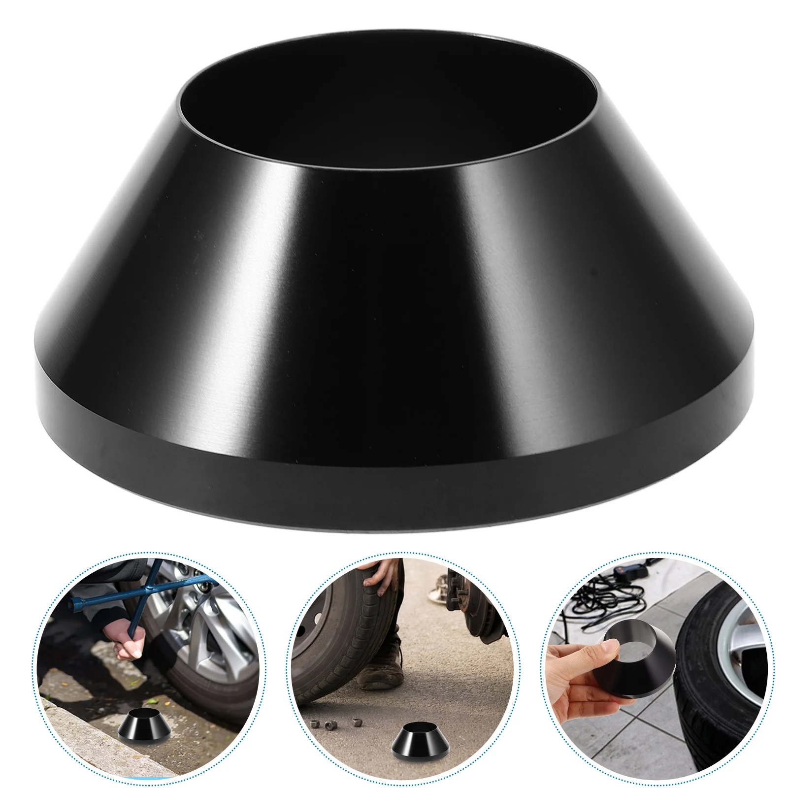 

Tire Changer Centering Cone Aluminum Manual Wheel Fitment Tool For Car Trucks Trailer Tire Repair Maintenance Equipment