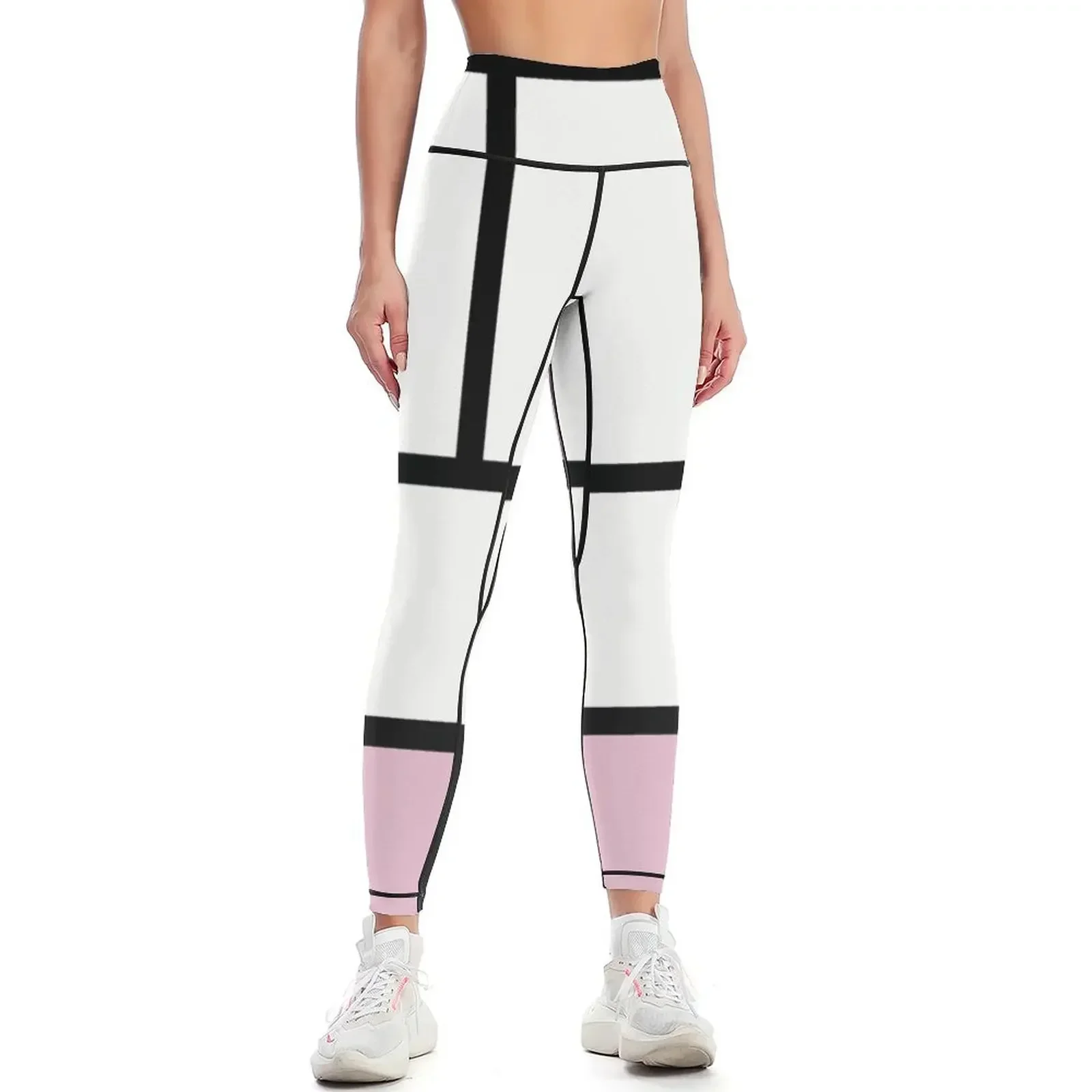 

Леггинсы Mondrian Pastel Design, спортивные женские леггинсы с эффектом пуш-ап, женские спортивные леггинсы для занятий фитнесом, женские леггинсы
