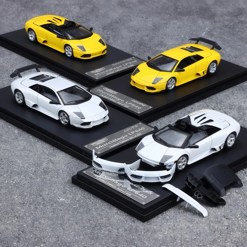 

Литая под давлением модель автомобиля Phantom Knight 1:64 Murcielago LP640