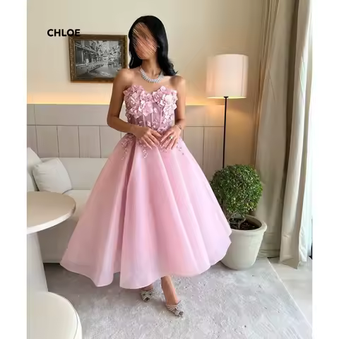 Custom Made Ball Gown Dress Line A Elegant Long Dress Off-shoulder Sleeveless Women Evening Dresses for Special Occasions Prom