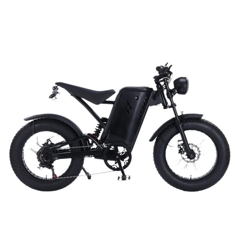 

Electric bicycle retro off-road fat tire lithium battery power mountain bike Internet celebrity with the same source factory