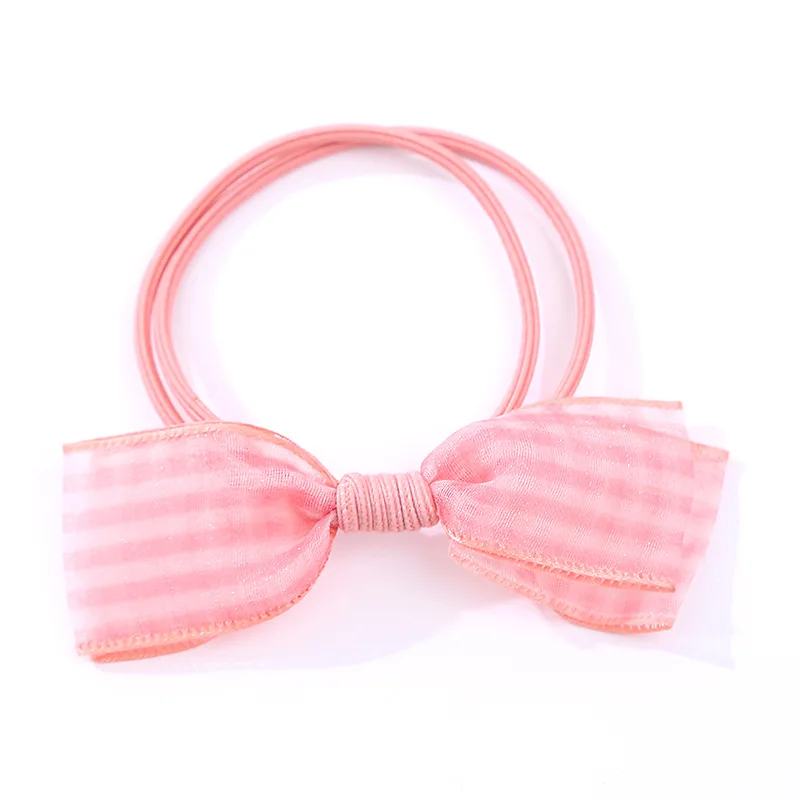 أنيقة فيونكات شعر 10 قطعة الكورية صافي Scrunchie مجموعة الذهب حافة ربطات شعر لطيفة النساء الاستخدام اليومي فتاة إكسسوارات الشعر