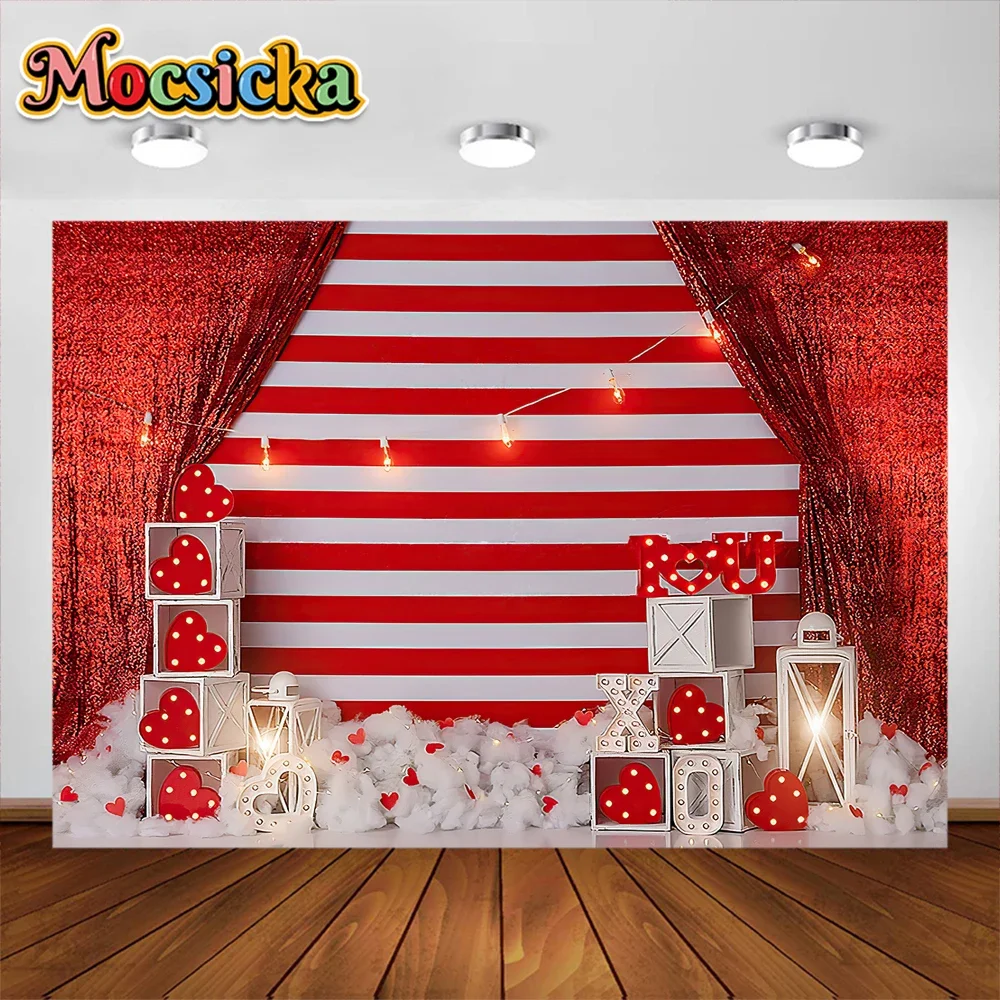 Mocsicka dia dos namorados fotografia pano de fundo foto bebê crianças criança bolo de aniversário quebra decoração banner estúdio adereços