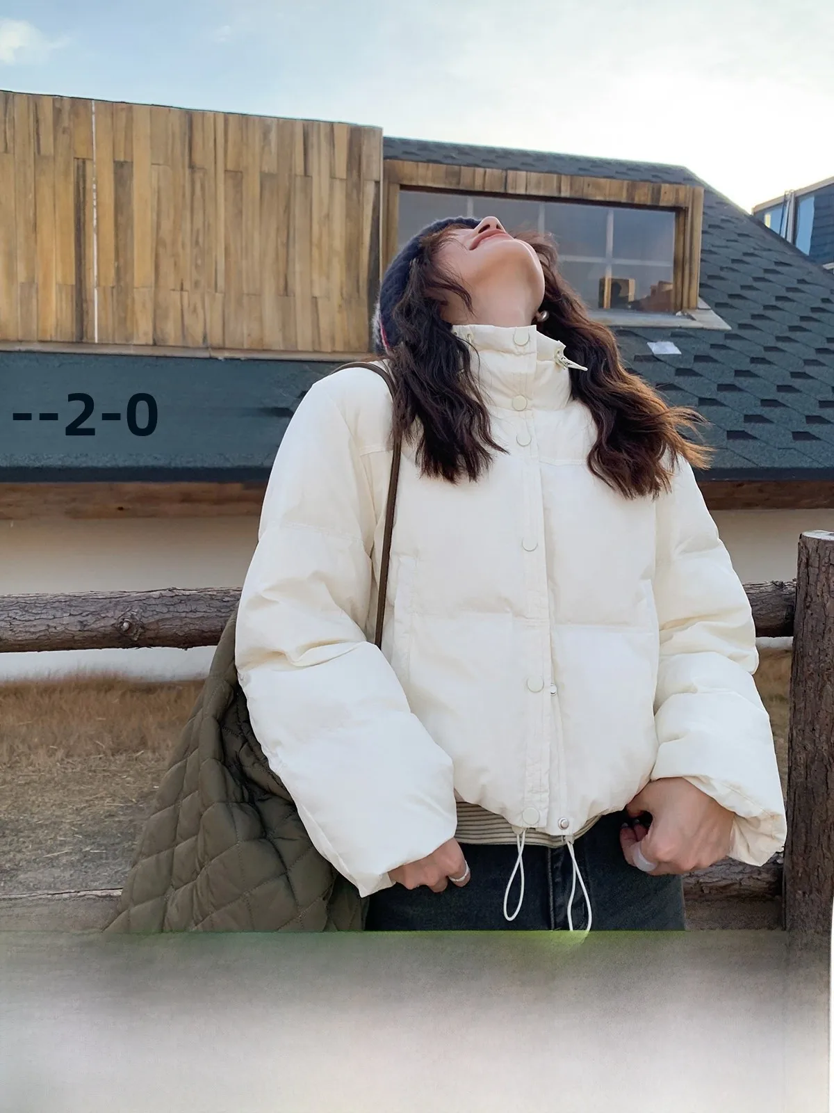 

Женская короткая пуховая куртка SISILYON STUDIO с 90% белым утиным пухом, воротником-стойкой, теплая зимняя куртка в корейском стиле, прямого кроя