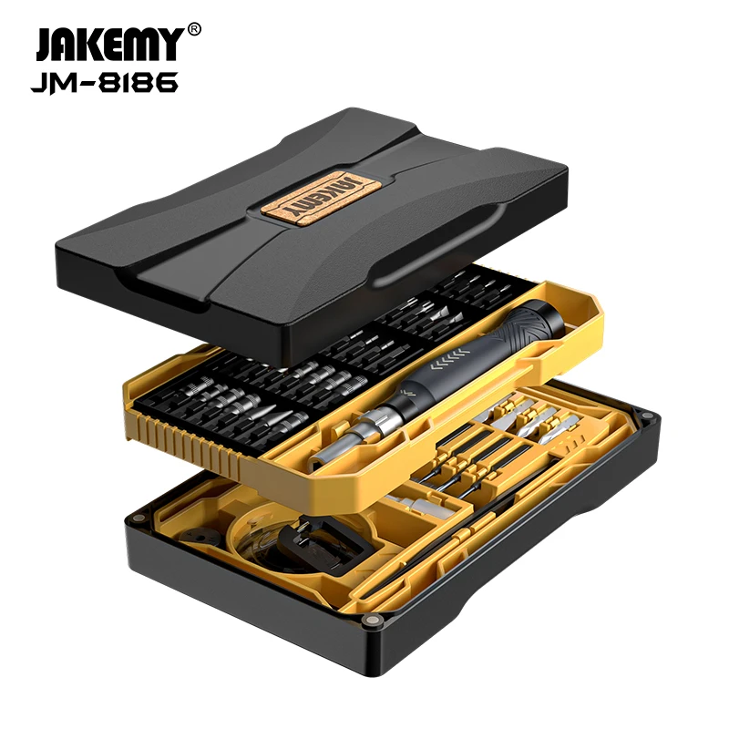 JAKEMY JM-8186 83 IN 1 Precision Screwdriver Set Multi-Function Magnetic Bits Screw Driver for Smartphone Computer Repair Tools