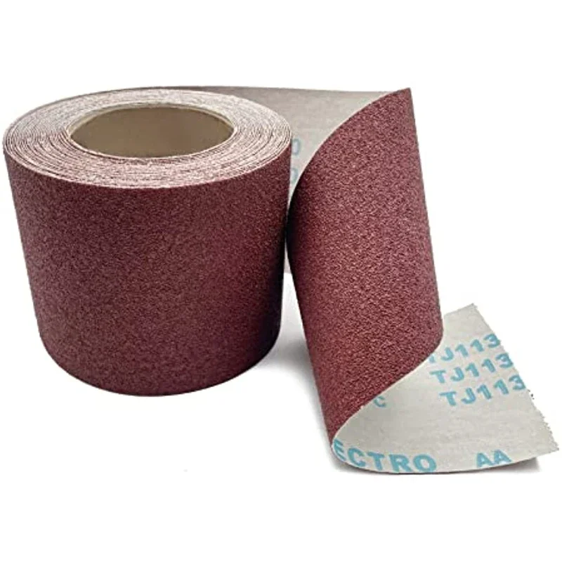 60-600Grits Sandpaper 10M Long 115mm  Abrasive Metal Glass Carpentry Sanding Paper Sander Belts