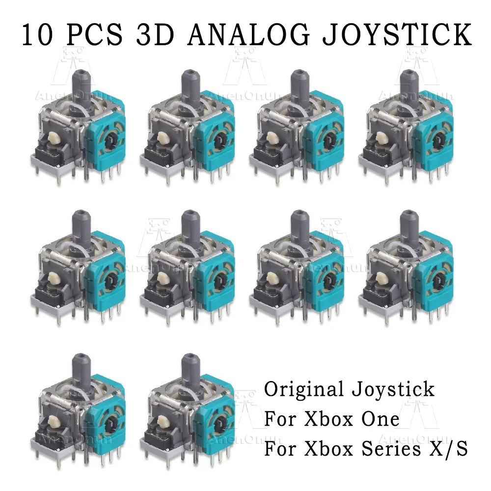 

10 PCS Original 3D Analog Joystick for Xbox One,Xbox Series X/S Controller Thumb Stick Joystick Sensor Replacement Repair Parts