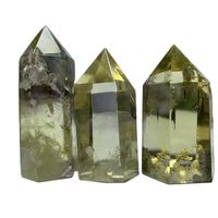 High Quality Brazil Gemstone  Natural Citrine Quartz Crystals  Tower Magic Wand Reiki Obelisk Spiritual  Healing Gifts Stone