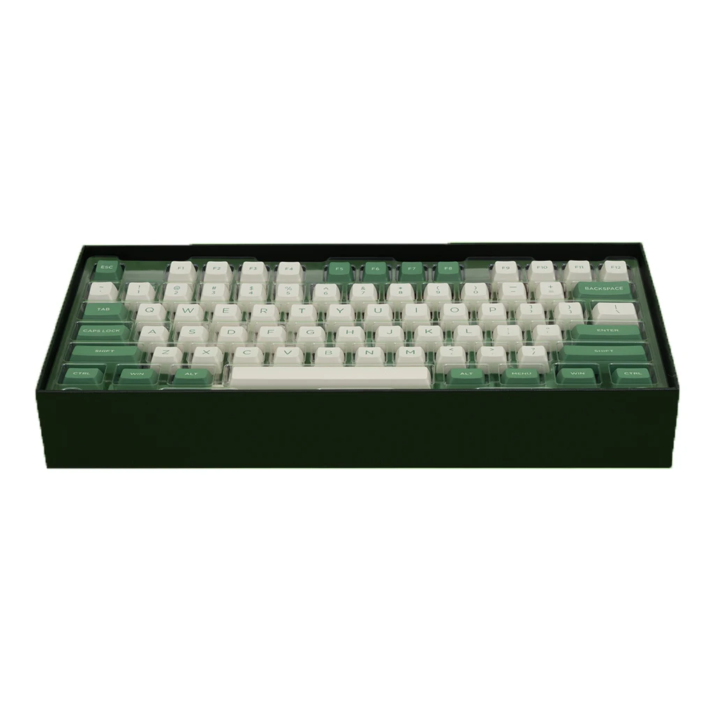 Imagem -02 - Akko Matcha Vermelho Bean Keycap Conjunto 217-chave Pbt Duplo-tiro Perfil Osa Teclado Mecânico Keycaps Compatível com Layouts Iso