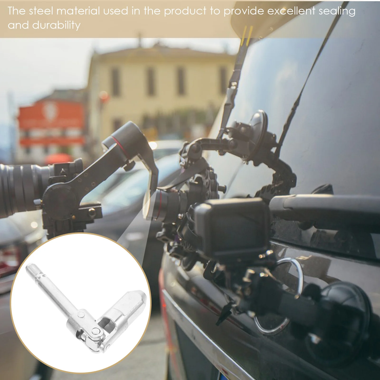 Connector Jack Accessories Compressor Horizontal Double Pump Joint Steel Direction