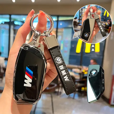 TPU 홀더 키 커버 액세서리 BMW 시리즈 7 735i 740Li X7 iX I20 X1 U11 2023 I7 G07 LCI XM M3 2023 용 자동차 키 케이스 키 체인