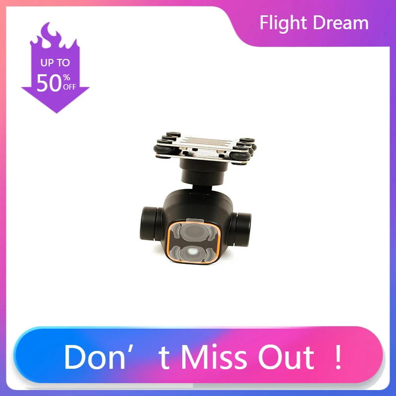 NYFor Skydroid C12 Camera 2K High Definition Three-axis Stabilized Dual Light Gimbal Can Be Inverted