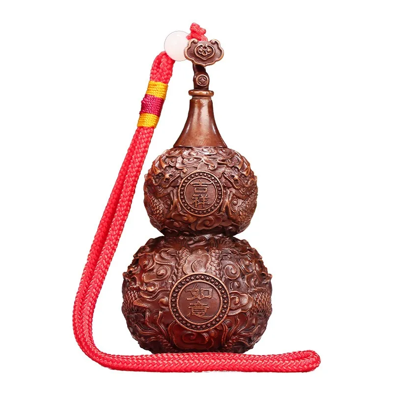 

Copper auspicious gourd ornament, home office desktop gourd handicraft ornament