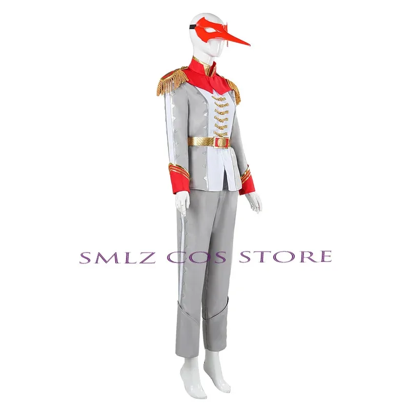 Аниме P5 Crow Akechi Goro Косплей Phantom Thieves of Hearts Goro Akechi Prince Ver Униформа Маска Хэллоуин Вечеринка Наряд для Мужчин