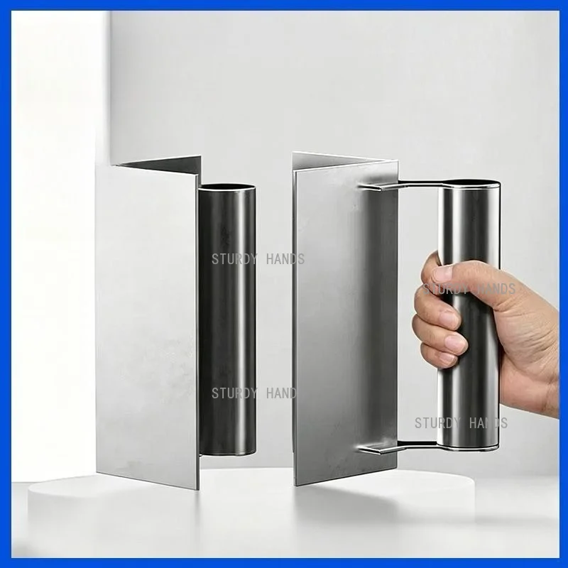 1pc S/M/L Stainless Steel Rotatable Male Horn Plastering and Leveling Tools Wall Trimming Tools Household Hardware Accessories