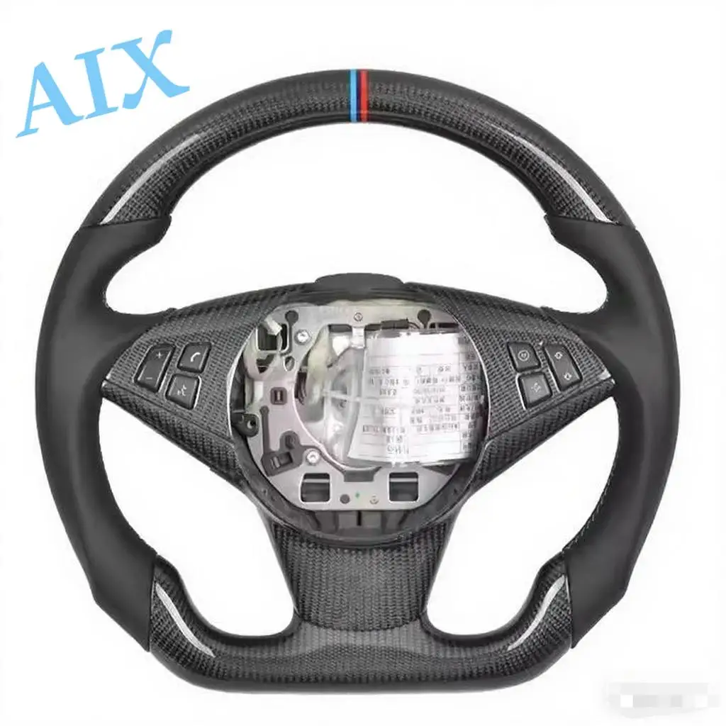 

Рулевое колесо премиум-класса из углеродного волокна для моделей BMW 5, 6 серии E60 E63 M5 M6 и т. д.