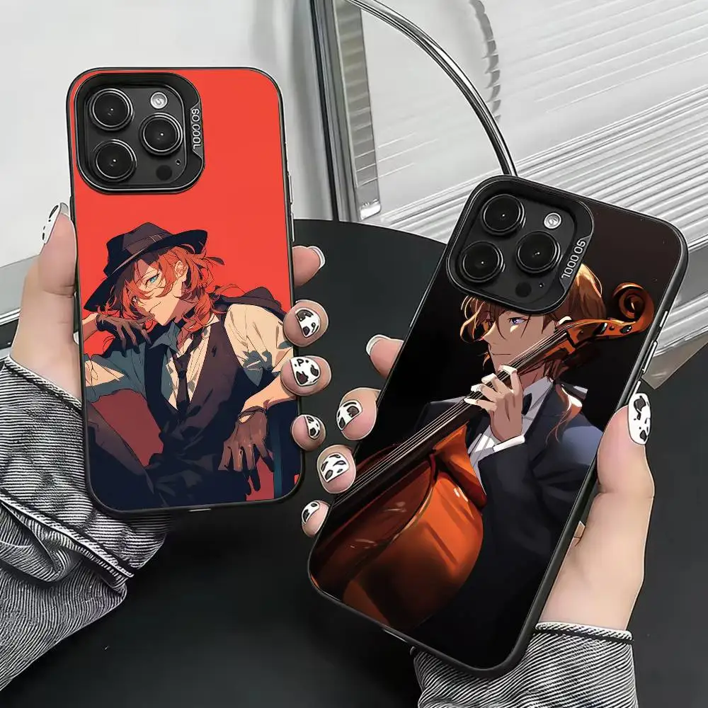 

Bungo Chuya Nakahara Phone Case For iPhone 17,16,15,14,13,12,11 Plus,Pro Max,XS,Colorful Silver Phone case Funda Cover